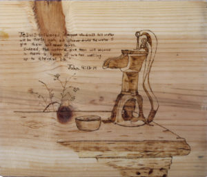 Wood burn Water Pump